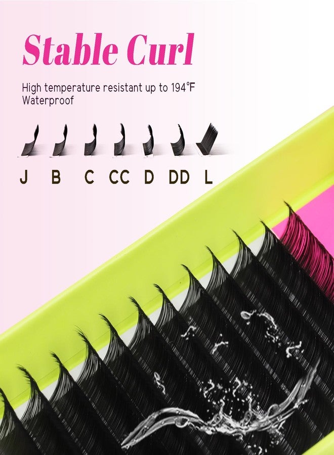 TDANCE Cashmere Lash Extensions Super Matte Black Classic Lash Extension 0.05mm Thickness CC Curl 10-17mm Volume Eyelash Extensions for Professional Salon Use(0.05-CC,10-17mm) - Image 5